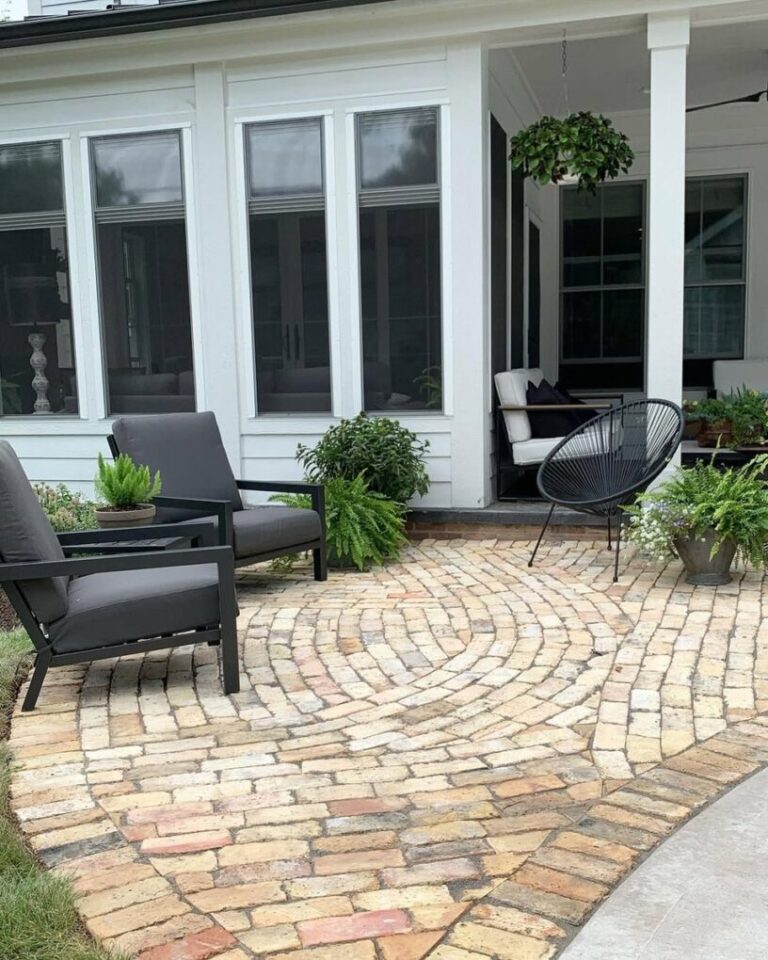 20 Brick Patio Ideas for a Rustic Outdoor Retreat